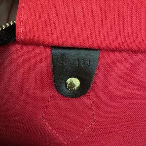 Authentic Louis Vuitton Damier speedy 35. - Picture 12 of 14
